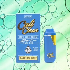 Cali Clear Blueberry Blast Live Resin Disposable Vape