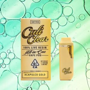 Cali Clear Acapulco Gold Live Resin Disposable Vape