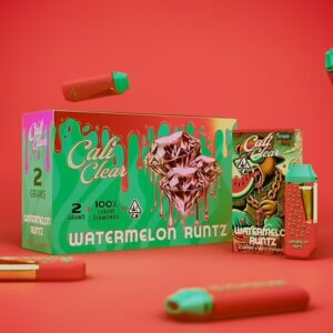 Cali Clear Watermelon Runtz 2g Liquid Diamonds Disposable
